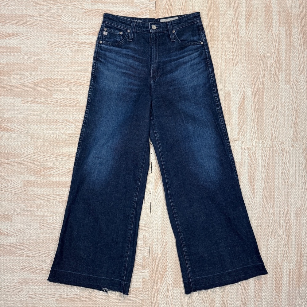 Adriano Goldschmied AG Womens Size 28 Jeans The Yvette High-Rise Wide Leg Ankle
